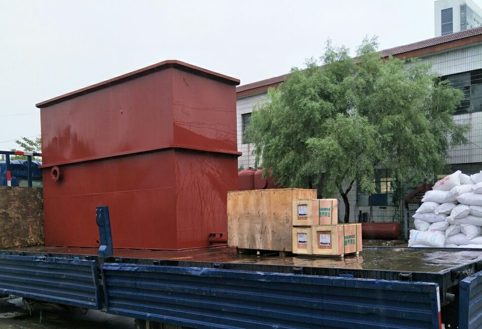 蒼山大蒜沖洗、切割廢水處理設(shè)備發(fā)貨